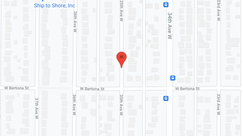 Map of the neighborhood around Magnolia Domicile