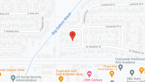Map of the neighborhood around Pilarville Garden