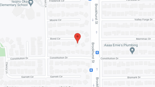 Map of the neighborhood around Caring Partners