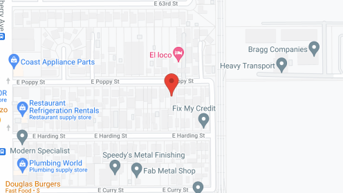 Map of the neighborhood around Amber Ville
