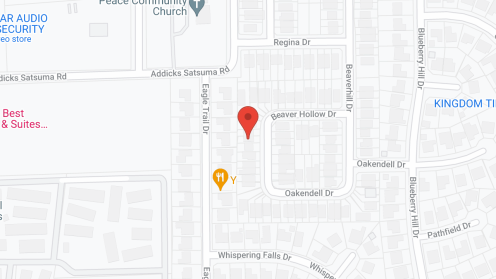 Map of the neighborhood around Sunset Villa