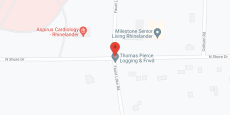 Milestone Senior Living Rhinelander in google map