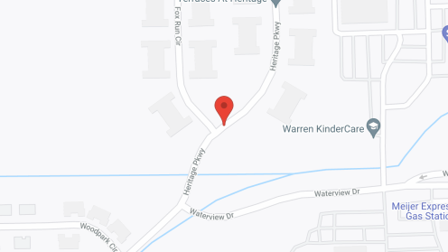Map of the neighborhood around Park Place