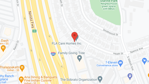 Map of the neighborhood around FLA Care Homes
