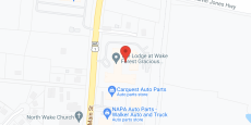 The Lodge at Wake Forest in google map