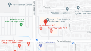 Salmon Creek in google map