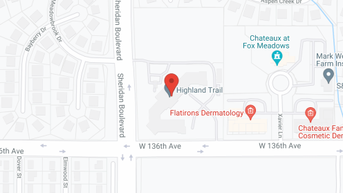 Map of the neighborhood around Highland Trail