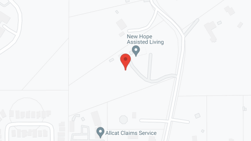 Map of the neighborhood around New Hope Assisted Living