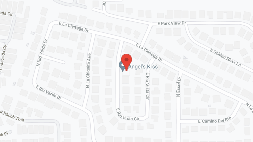 Map of the neighborhood around Angel's Kiss