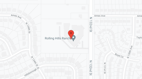 Map of the neighborhood around Holiday Rolling Hills Ranch