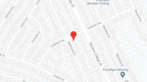 Map of the neighborhood around Mission Home II