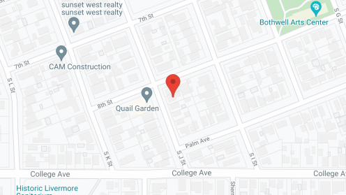 Map of the neighborhood around Quail Garden 2