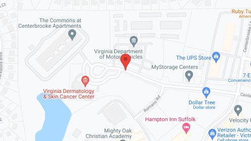 Map of the neighborhood around The Commons at Centerbrooke