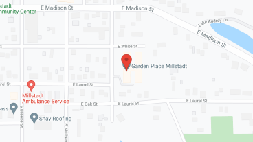 Garden Place of Millstadt in google map