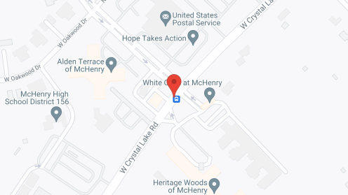 Map of the neighborhood around Heritage Woods of McHenry