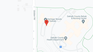 Heritage Woods of DeKalb in google map