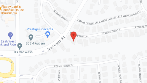 Map of the neighborhood around Nohl Ranch Elderly Care I