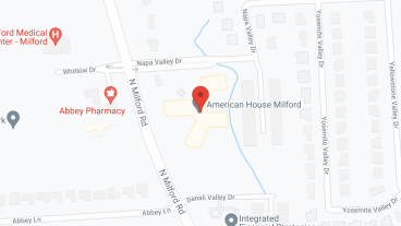 American House Milford Senior Living in google map