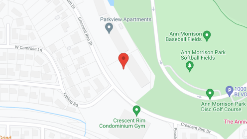 Map of the neighborhood around Park View Rental Condos