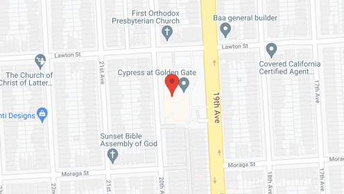 Map of the neighborhood around The Ivy at Golden Gate