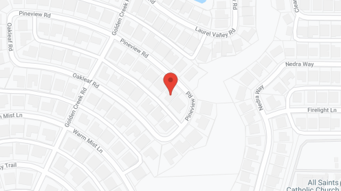 Map of the neighborhood around Evergreen Assisted Living