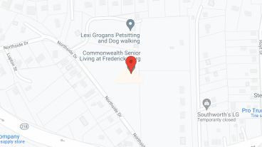Commonwealth Senior Living at Fredericksburg in google map