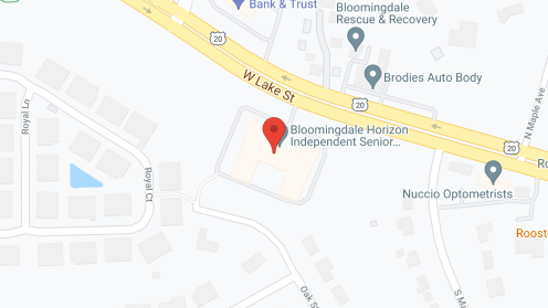 Map of the neighborhood around Bloomingdale Horizon