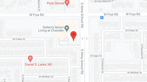 Map of the neighborhood around Solterra Senior Living