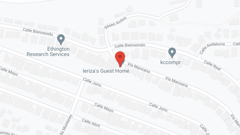 Map of the neighborhood around Leriza's Guest Home