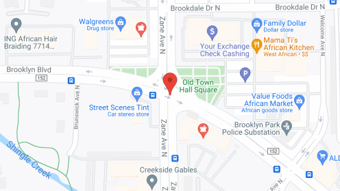 Map of the neighborhood around Saint Therese at Oxbow Lake