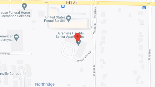 Map of the neighborhood around Granville Heights
