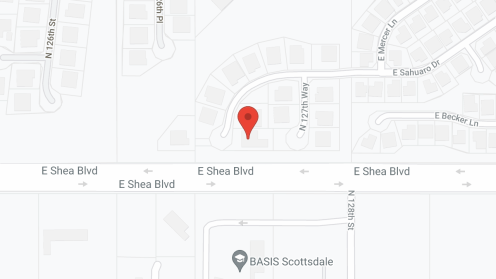 Map of the neighborhood around East Shea Assisted Living