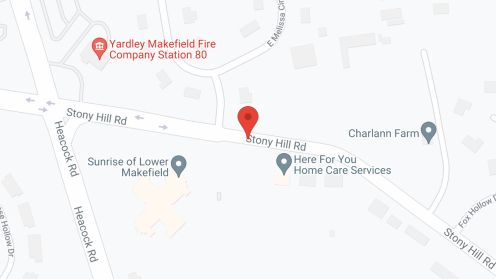 Map of the neighborhood around Sunrise of Lower Makefield