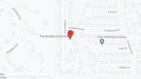 Map of the neighborhood around Bradford Home, LLC