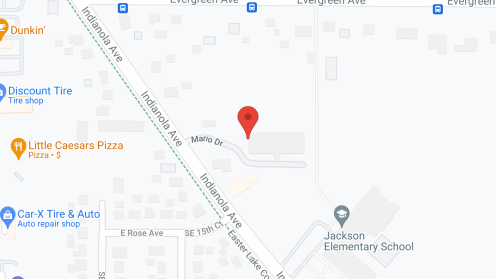 Map of the neighborhood around Shelly Rose Estates