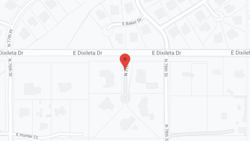 Map of the neighborhood around Serenity of North Scottsdale 1