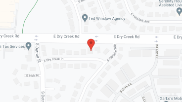 Serenity House Assisted Living Centennial in google map