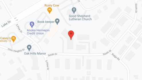 Map of the neighborhood around Pine Manor Estates