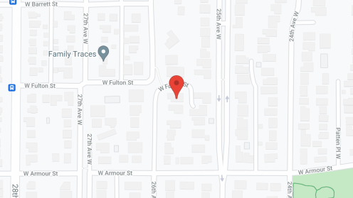 Map of the neighborhood around Pearly Jones Home