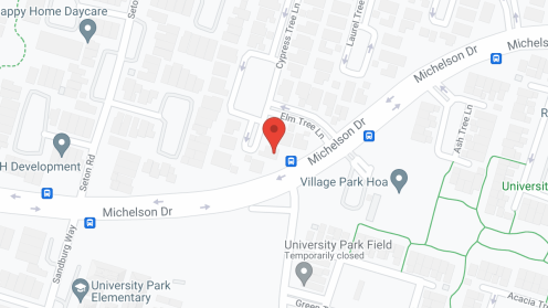 Map of the neighborhood around Irvine Cottage 8