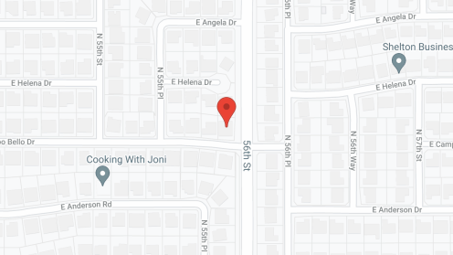 Map of the neighborhood around New Paradise