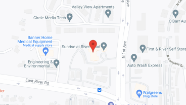 Sunrise at River Road in google map