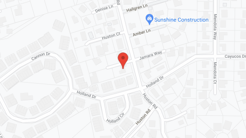 Map of the neighborhood around Huston Care Home