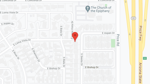 Map of the neighborhood around Sunrise At Siesta