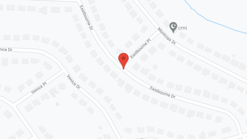 Map of the neighborhood around Bliss Villa Elder Care I