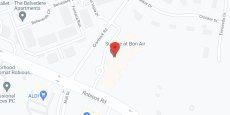 Sunrise at Bon Air in google map