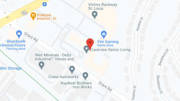 Crestview Senior Living in google map