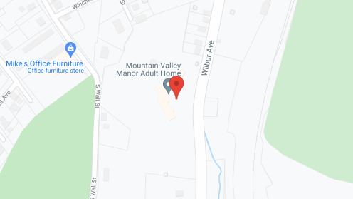 Map of the neighborhood around Mountain Valley Manor