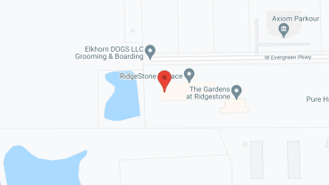 Ridgestone Terrace RCAC and The Gardens at RidgeStone Memory CBRF in google map