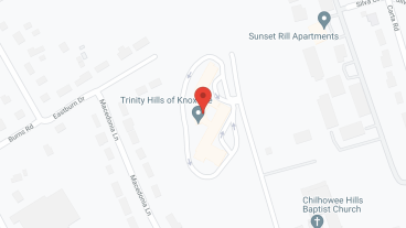 Trinity Hills of Knoxville in google map